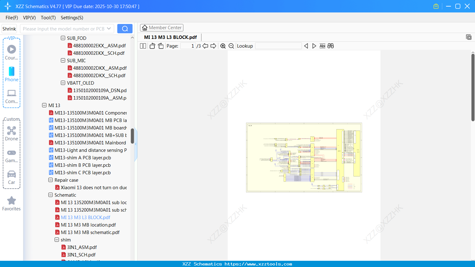 Xiaomi MI 13 M3 L3 BLOCK